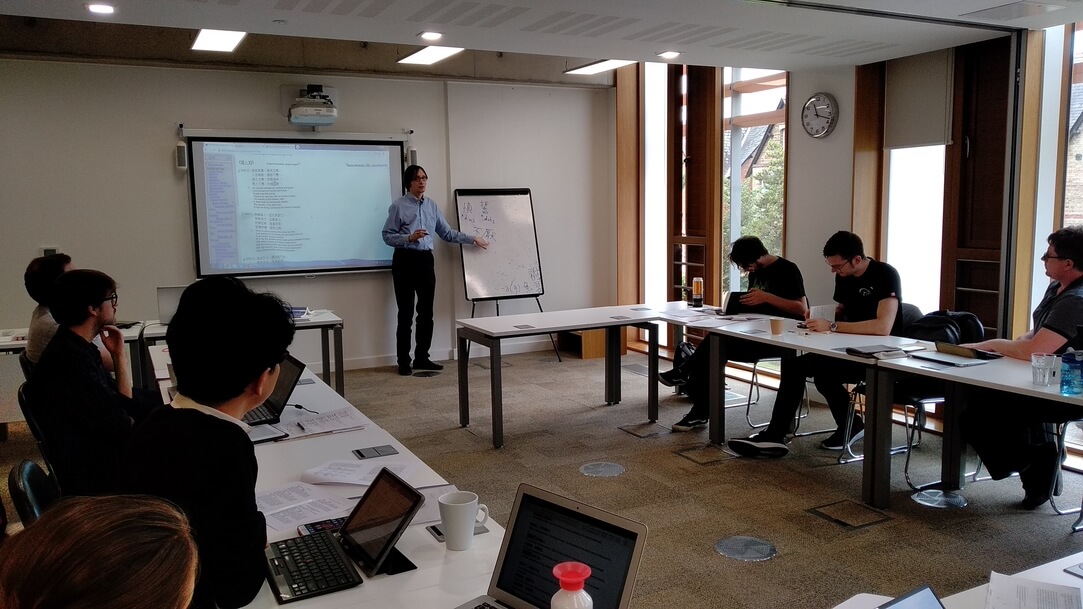 Illustration for news: George Starostin conducted a workshop on language evolution in ancient Chinese texts in Oxford