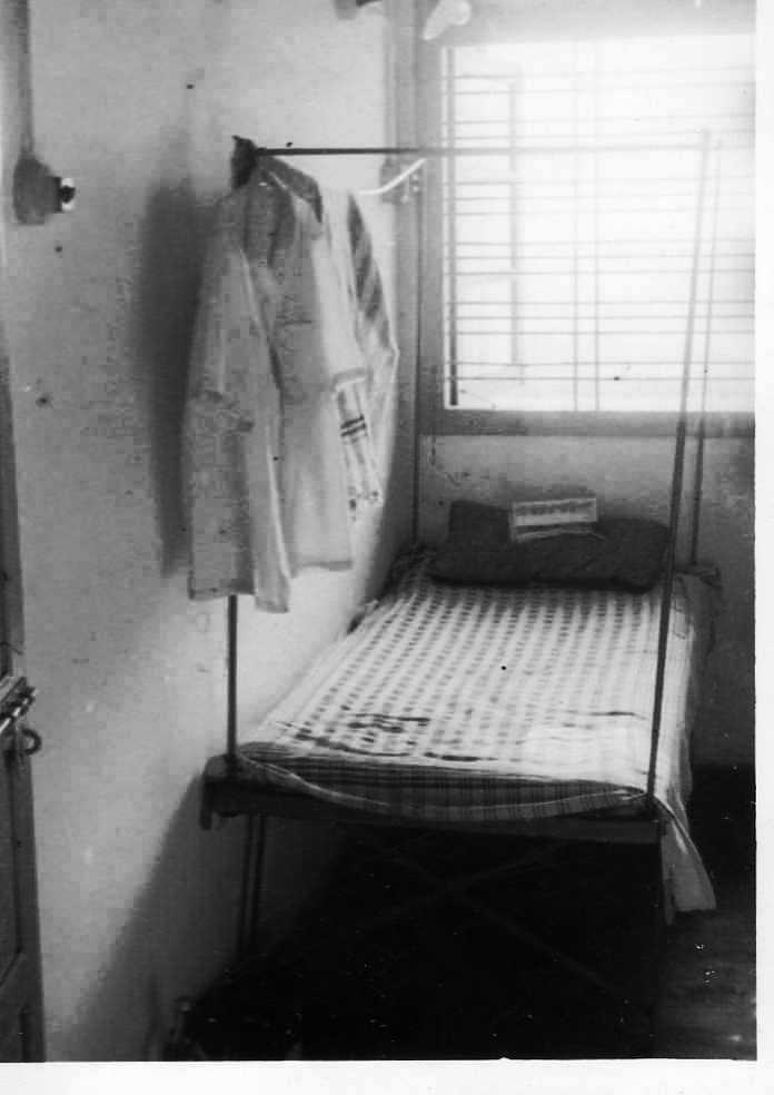 Комната в общежитии для аспирантов Мадрасского университета, где жил Рудин во время стажировки