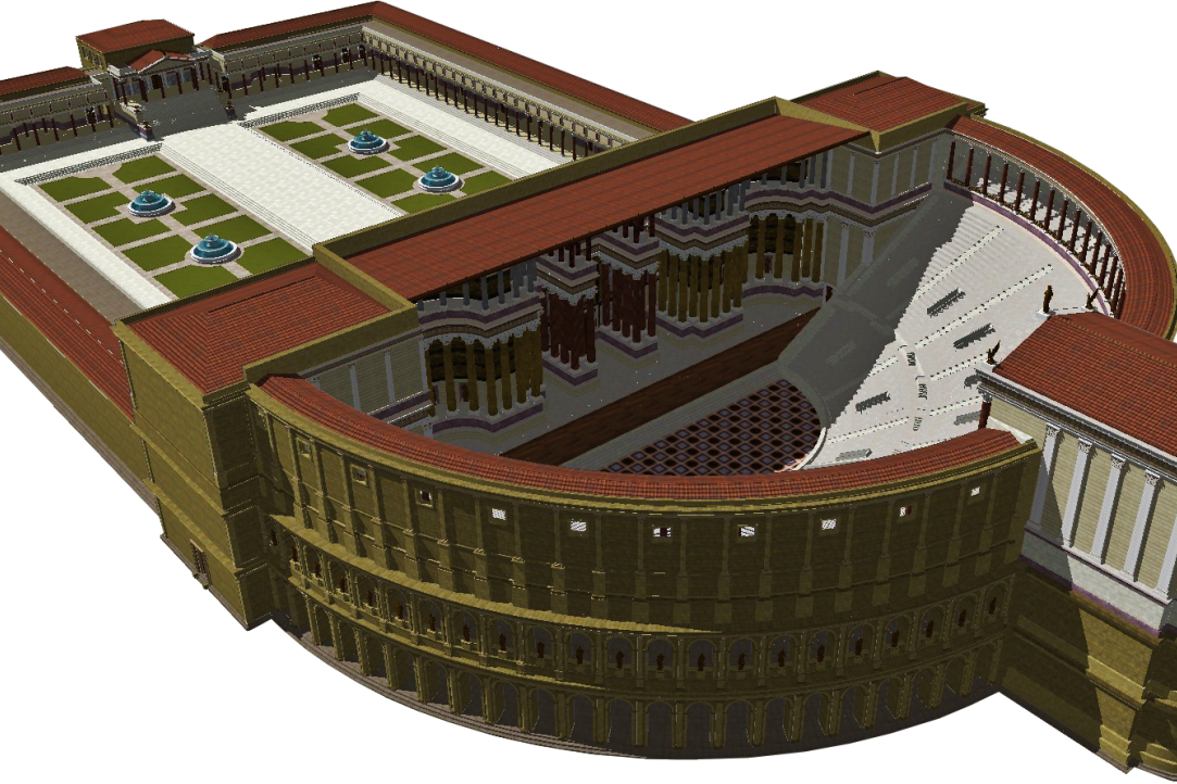 Реконструкция театра Помпея