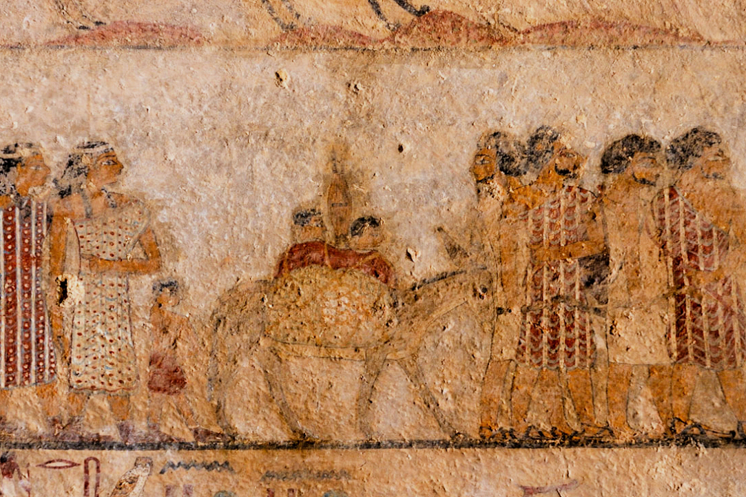 Semitic visiters to Egypt, in the Tomb of Knumhotep II